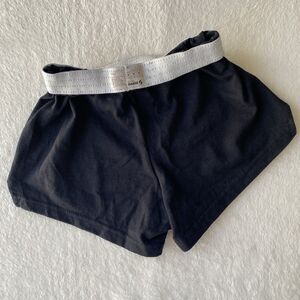Soffe Shorts Cheer Dance Athletic Black Size Girls Medium 8/10